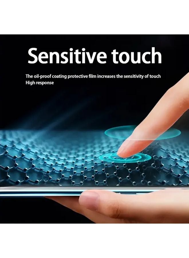 Tecno Camon 40 Pro 4G Privacy Hydrogel Film 2 Pack Anti Fingerprint Soft TPU - Image 2